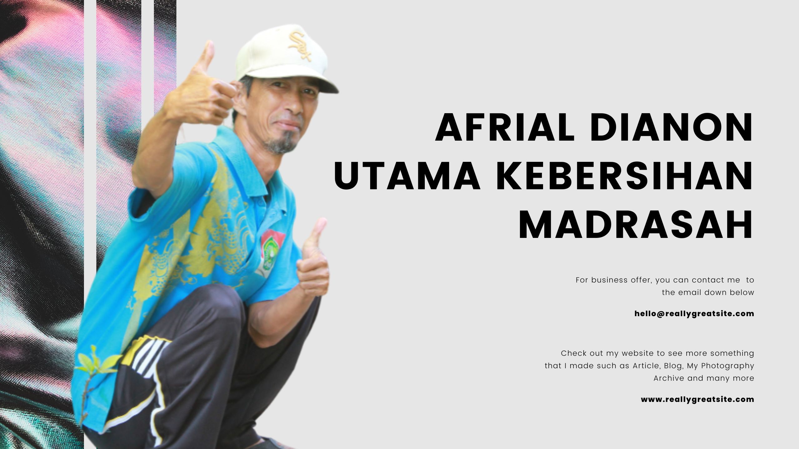 AFRIAL DIANON,  UTAMA  KEBERSIHAN MADRASAH