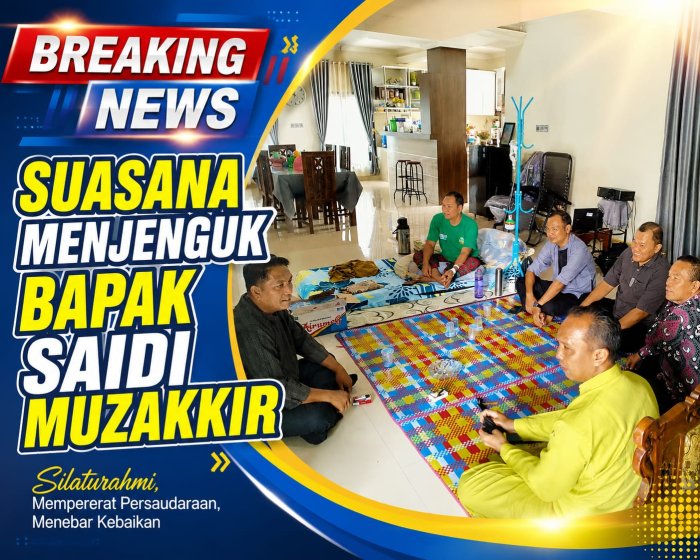 Keluarga Besar MIN 1 Merangin Jenguk Bapak Saidi Muzakkir, S.Pd.I, Wujud Nyata Ukhuwah di Saat Sakit Keluarga Besar MIN 1 Merangin Jenguk Bapak Saidi Muzakkir, S.Pd.I, Wujud Nyata Ukhuwah di Saat Sakit