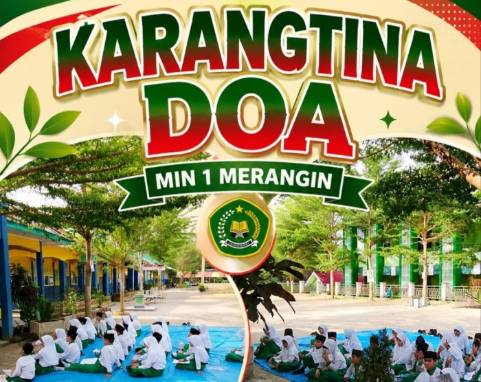 Karangtina Doa MIN 1 Merangin  Pembentukan Karakter Siswa
