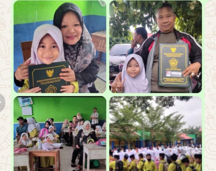 Serba Serbi Pembagian Raport MIN 1 Merangin Semester genap 2026, Berjalan Lancar