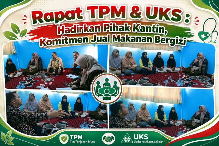 TPM & UKS MIN 1 Merangin Gelar Rapat Bersama Pengelola Kantin, Komitmen Wujudkan Kantin Sehat dan Bergizi TPM & UKS MIN 1 Merangin Gelar Rapat Bersama Pengelola Kantin, Komitmen Wujudkan Kantin Sehat dan Bergizi