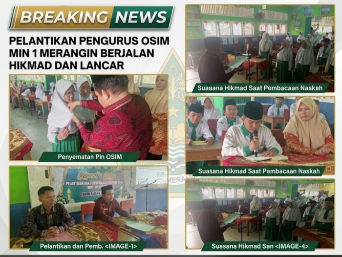 Pelantikan Pengurus OSIM MIN 1 Merangin Masa Khidmat 2026-2027 Berlansung Penuh Makna Pelantikan Pengurus OSIM MIN 1 Merangin Masa Khidmat 2026-2027 Berlansung Penuh Makna