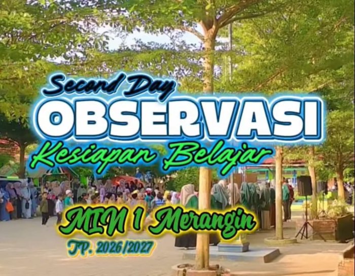 Hari Kedua Observasi Kesiapan Belajar Calon Siswa MIN 1 Merangin, Lebih Menyenangkan Hari Kedua Observasi Kesiapan Belajar Calon Siswa MIN 1 Merangin, Lebih Menyenangkan