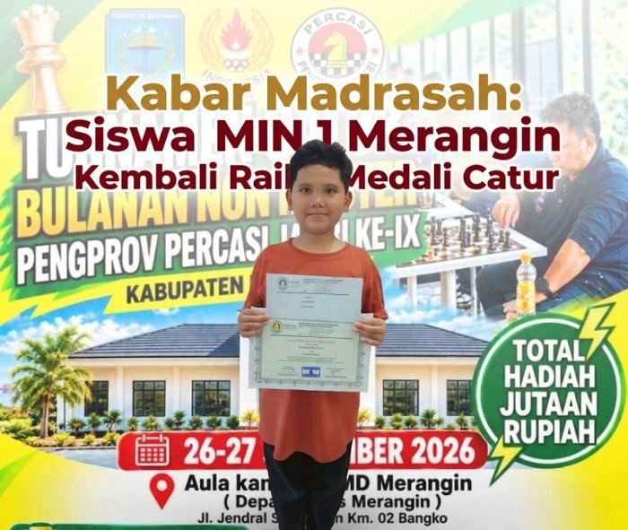 Prestasi Gemilang Syathir Azfar, Raih Juara 4 Catur Tingkat SD Se Provinsi Jambi. Prestasi Gemilang Syathir Azfar, Raih Juara 4 Catur Tingkat SD Se Provinsi Jambi.