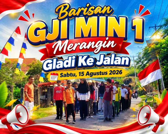 Barisan GJI MIN 1 Merangin Gelar Latihan Ke Jalan Jelang Pawai Akbar HUT RI ke-81 Barisan GJI MIN 1 Merangin Gelar Latihan Ke Jalan Jelang Pawai Akbar HUT RI ke-81