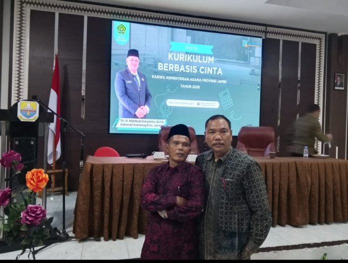 Kepala MIN 1 Merangin Ikuti Bimtek dan Sosialisasi Kurikulum Berbasis Cinta