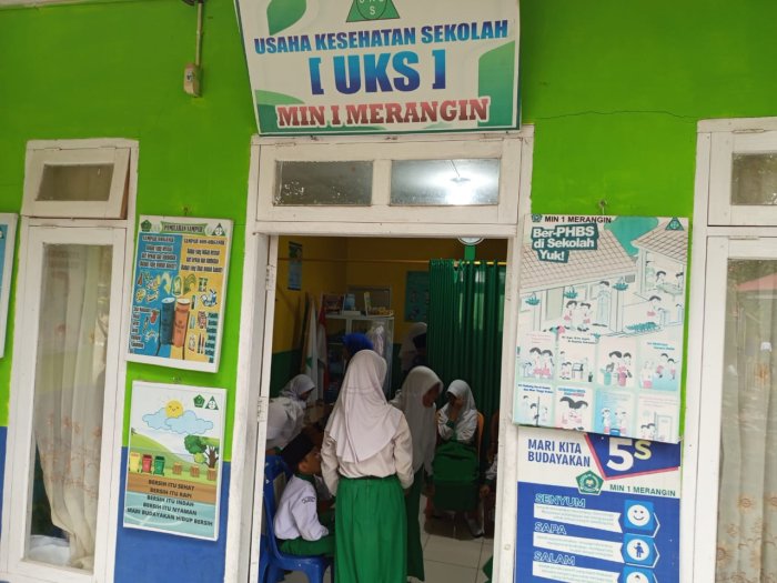 UKS Ibnu Sina MIN 1 Merangin Operloud, Siswa banyak Sakit