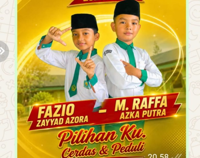 Fazio - Raffa Maju  Balon Ketua & Wakil Ketua OSIM MIN 1 Merangin