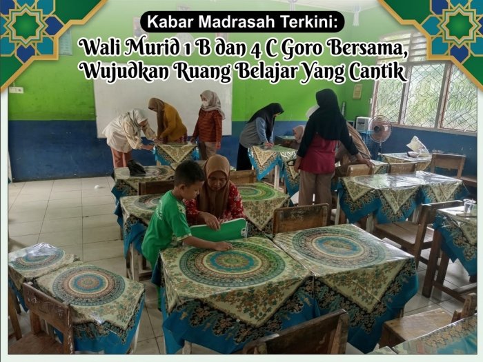 Gotong Royong Wali Murid 1B & 4C Wujudkan Lokal Moping Jadi Ruang Belajar Cantik Gotong Royong Wali Murid 1B & 4C Wujudkan Lokal Moping Jadi Ruang Belajar Cantik
