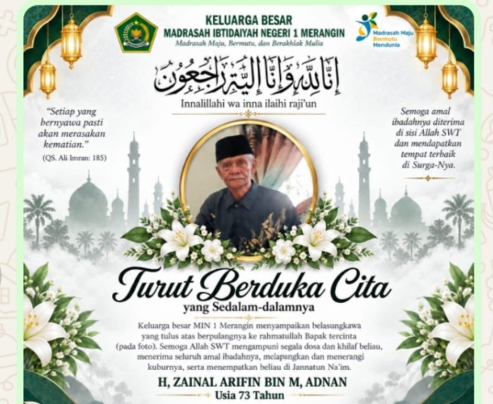 Keluarga Besar MIN 1 Merangin Turut Berduka Cita Atas Meninggalnya Ayahanda Guru MIN 1 Merangin Keluarga Besar MIN 1 Merangin Turut Berduka Cita Atas Meninggalnya Ayahanda Guru MIN 1 Merangin