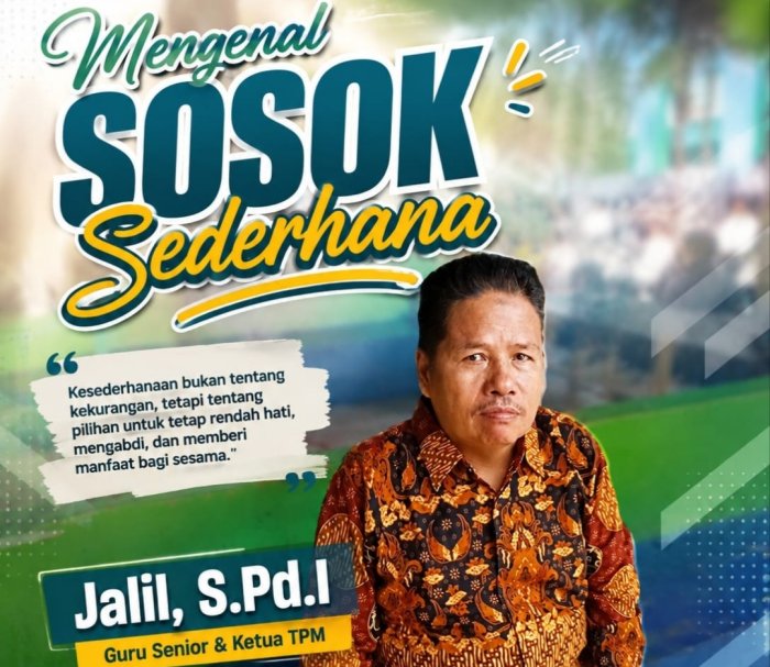 Mengenal Sosok Bapak Jalil, S.Pd.I Guru Senior Teladan MIN 1 Merangin