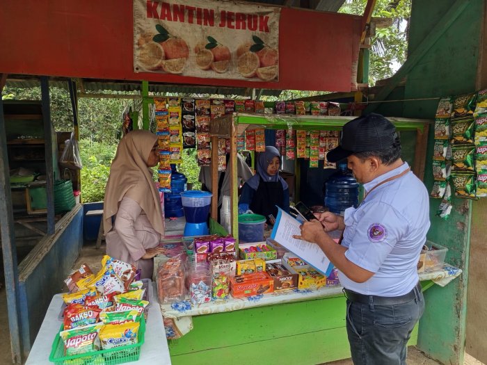 Kantin MIN 1 Merangin, Di Kunjungi Tim Sertifikasi Halal