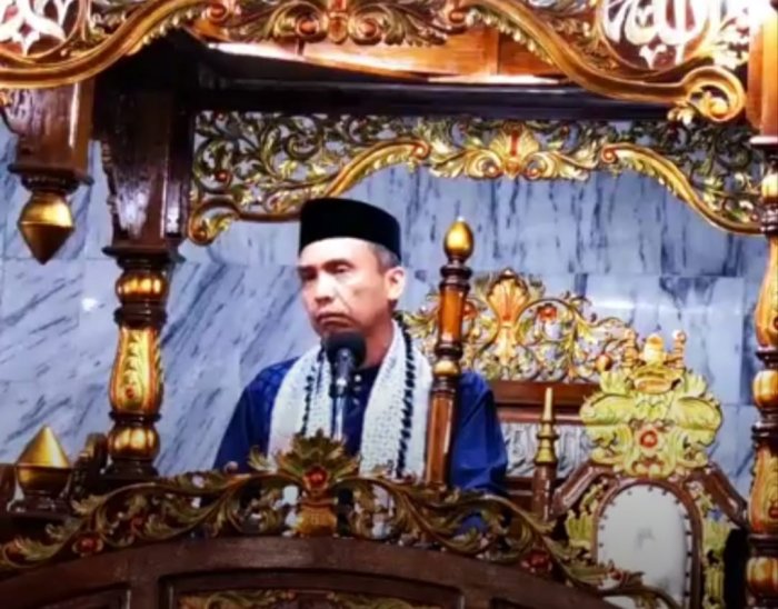 Korbid Humas Minsamer Jadi Khatib Jumat Masjid Raya Pasar Bangko