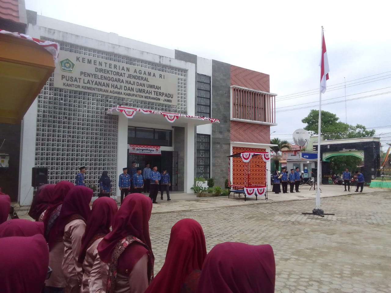 Upacara Detik-detik Proklamasi, Kantor Kemenag Merangin Berjalan Khidmat