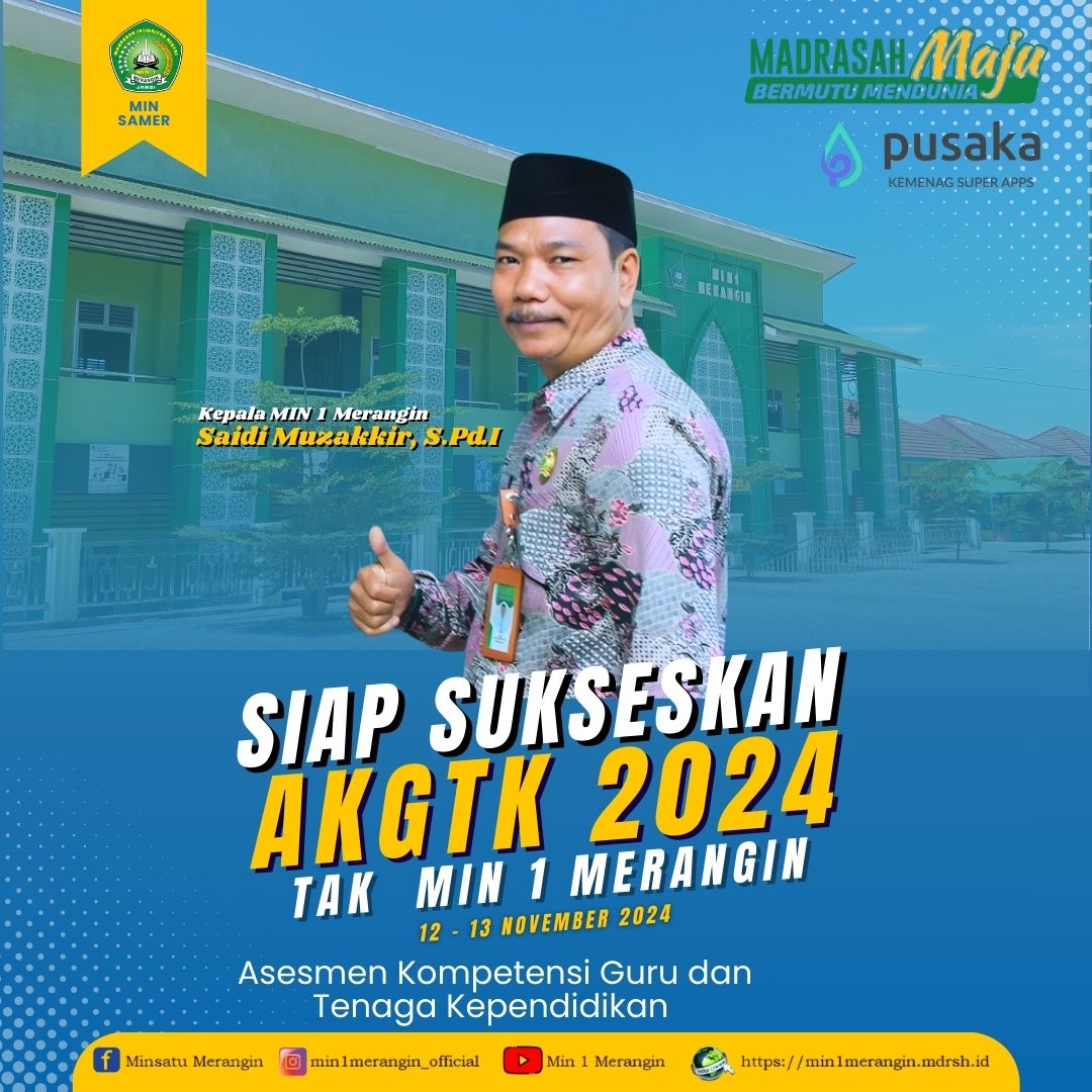 MIN 1 Merangin Siap Sukseskan AKGTK 2024