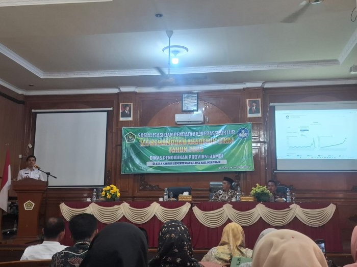 Korbid Sapras Minsamer, Ikuti Sosialisasi Pendataan Infrastruktur, TKA Tahun 2025