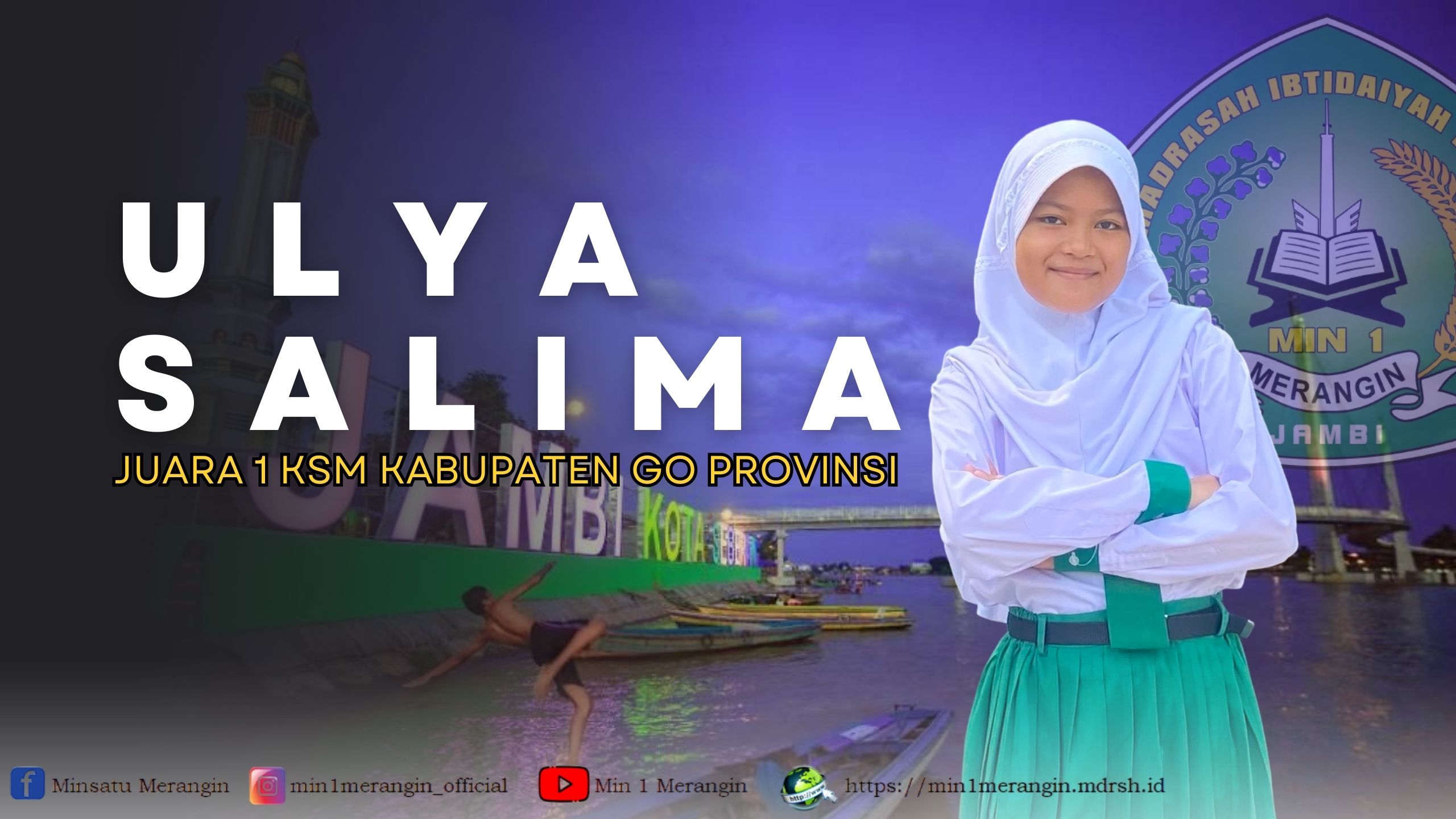 Ulya Salima Juara 1 KSM Kabupaten Jenjang MI Go Provinsi