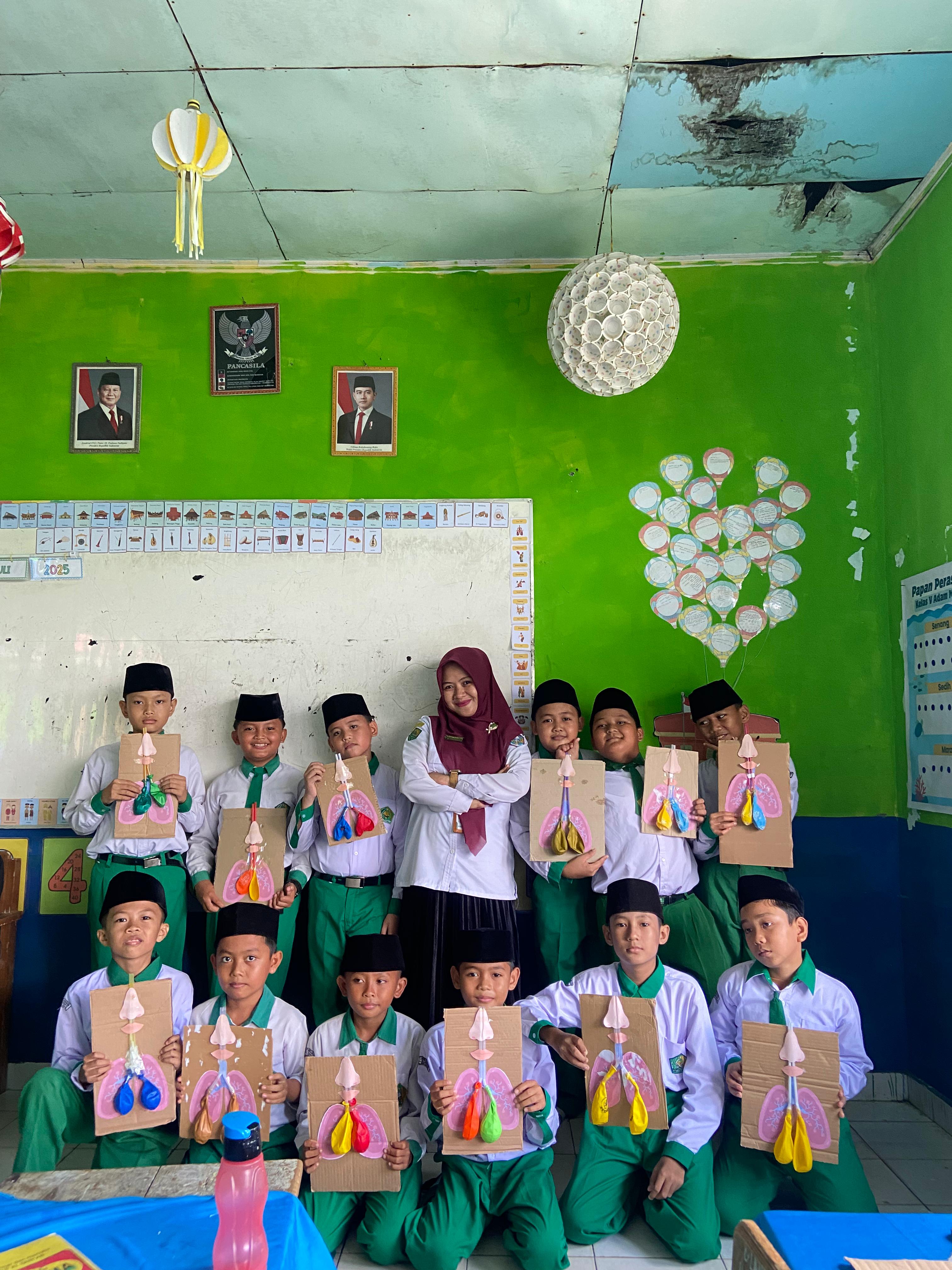 KESERUAN BELAJAR SISTEM PERNAPASAN BERSAMA IBU PUPUT