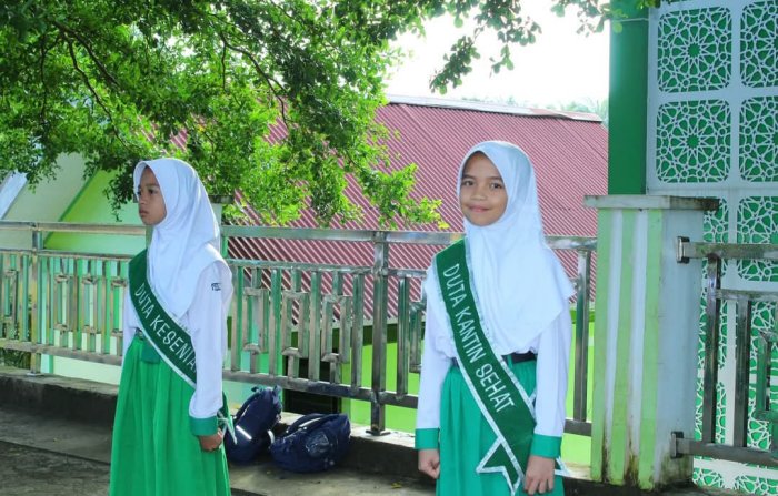 Peran Duta Kantin Sehat MIN 1 Merangin, Sangat Penting Mengontrol Jajanan Sehat