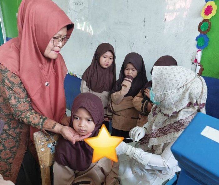 MIN 1 Merangin Imunisasi Campak dan HPV