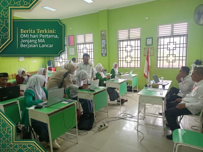 Hari Pertama OMI 2026 Jenjang MA di MIN 1 Merangin Berjalan Lancar Hari Pertama OMI 2026 Jenjang MA di MIN 1 Merangin Berjalan Lancar