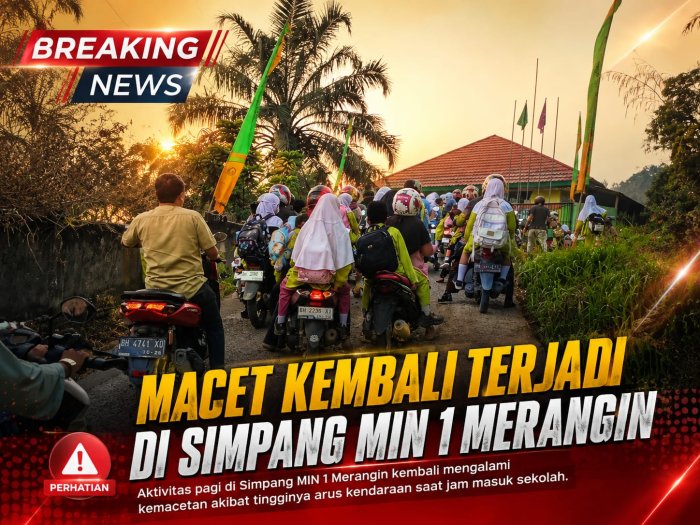 Kembali Macet, Satpam dan Pegawai MIN 1 Merangin Bahu-membahu Atur Lalu Lintas di Simpang Madrasah Kembali Macet, Satpam dan Pegawai MIN 1 Merangin Bahu-membahu Atur Lalu Lintas di Simpang Madrasah