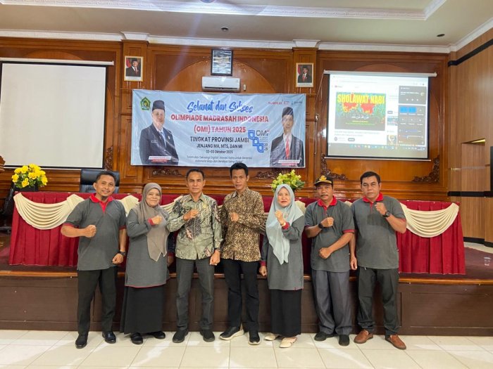 Kamad MIN 1 Merangin, Support Sayna dan Abid pada OMI Tingkat Provinsi