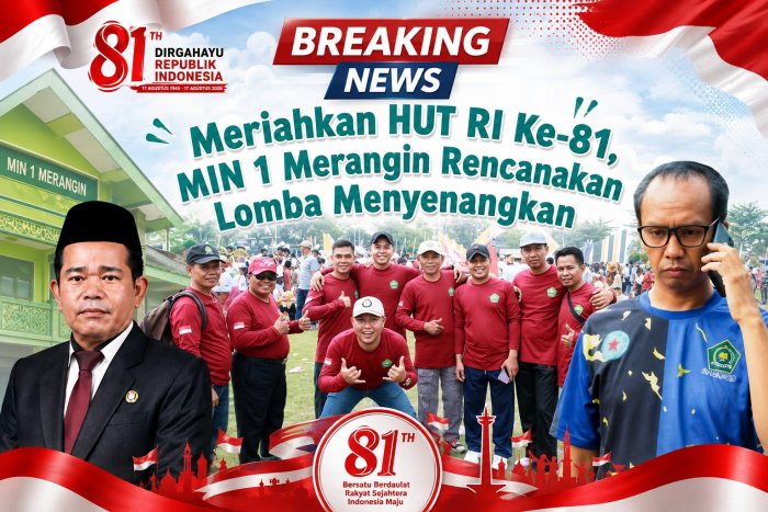Sambut HUT RI Ke-81, MIN 1 Merangin Akan Gelar Jumat Ceria, dengan Aneka Lomba Siswa. Sambut HUT RI Ke-81, MIN 1 Merangin Akan Gelar Jumat Ceria, dengan Aneka Lomba Siswa.