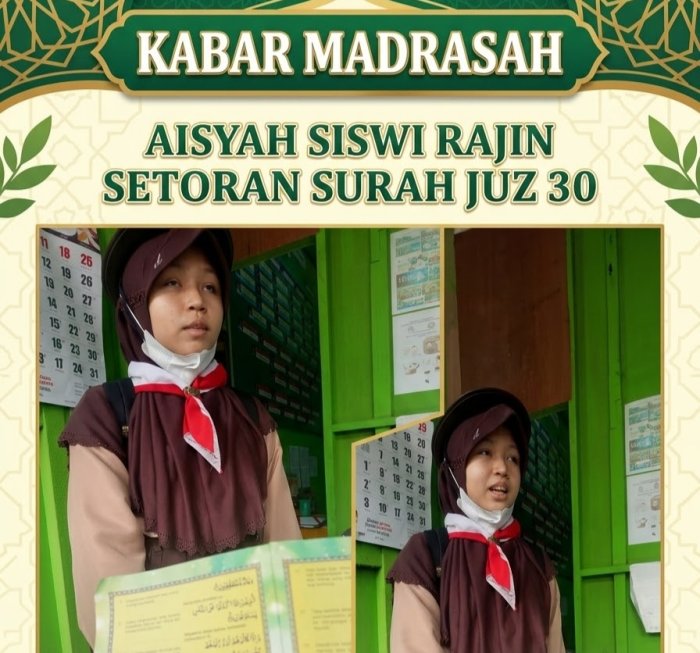 Aisyah Siswi Teladan, Rajin Setoran Hafalan Juz 30 dengan Ustadz Irman Aisyah Siswi Teladan, Rajin Setoran Hafalan Juz 30 dengan Ustadz Irman