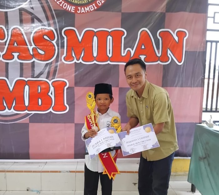 Abid Prakarsa Dwi Putra, Siswa Berprestasi MIN 1 Merangin