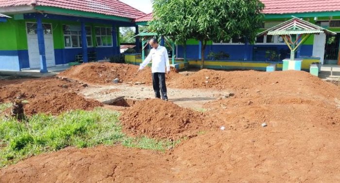 Korbid Humas MIN 1 Merangin, Pantau Progres Pembangunan Musholla