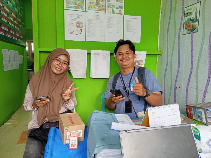 MIN 1 Merangin, Kedatangan Tamu Dari Telkomsel