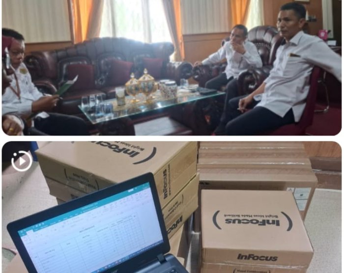 MIN 1 Merangin Terus Berbenah, Tambah 10 Laptop dan 5 Infocus