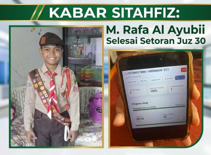 Rekor Tercepat, M. Rafa. Al Ayubi Khatam Juz 30 di Awal Oktober 2026 Rekor Tercepat, M. Rafa. Al Ayubi Khatam Juz 30 di Awal Oktober 2026