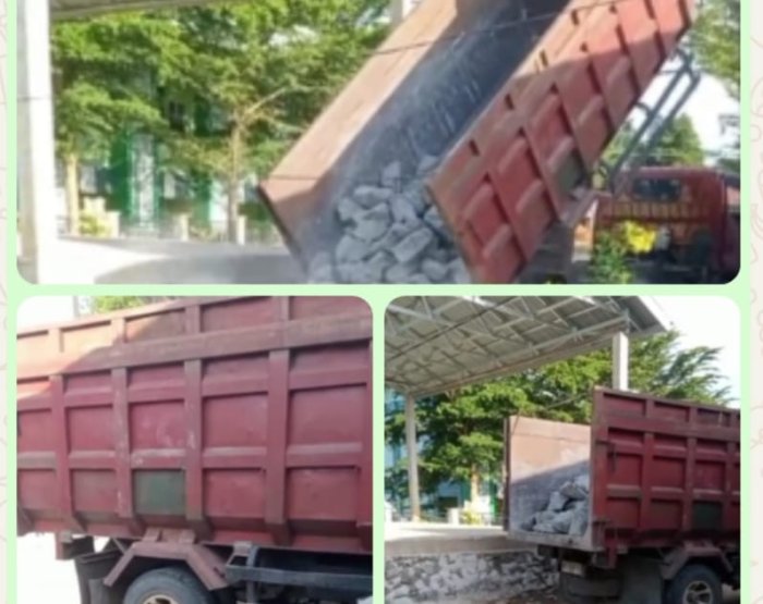 Progres Pembangunan Ruang Kelas Darurat Dimulai, Bantuan Material Berdatangan Progres Pembangunan Ruang Kelas Darurat Dimulai, Bantuan Material Berdatangan