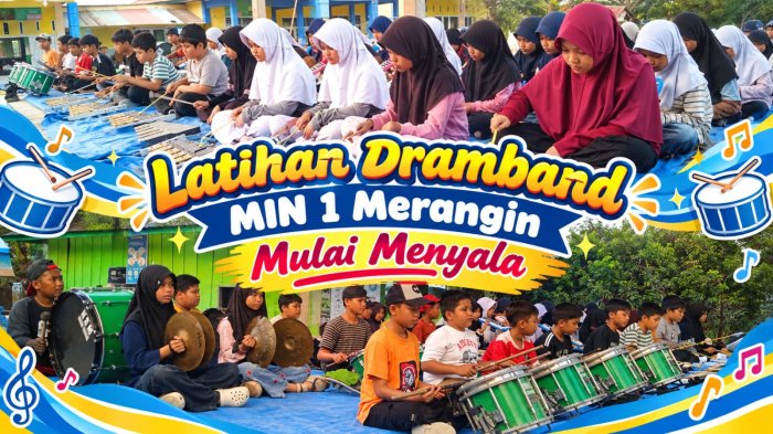 Latihan Drumband Kembali di Mulai, Semangat Siswa Mulai Membahana. Latihan Drumband Kembali di Mulai, Semangat Siswa Mulai Membahana.
